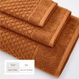 Cotton Diamond Waffle Weave Bath Towel Set - Grayson Collection Bath - Tophatter Daily Deals