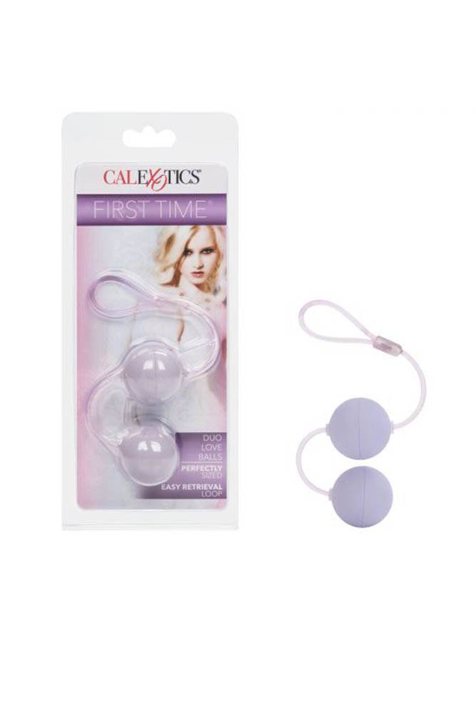 Cal Exotics - First Time - Duo Love Kegel Balls - Purple Sex Toy - Tophatter Daily Deals