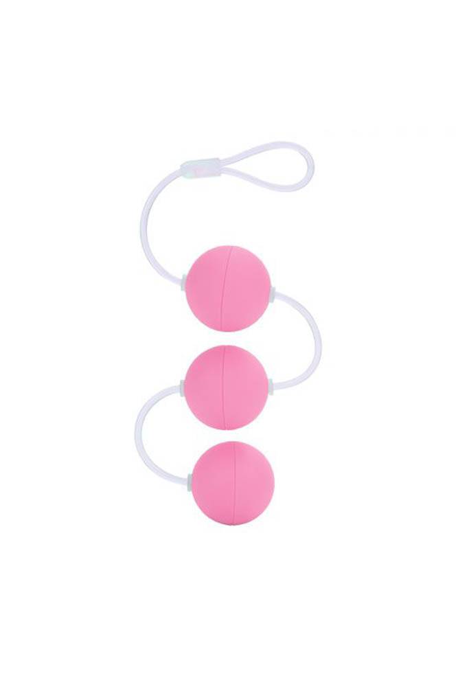Cal Exotics - First Time - Triple Love Kegel Balls - Pink Sex Toy - Tophatter Daily Deals