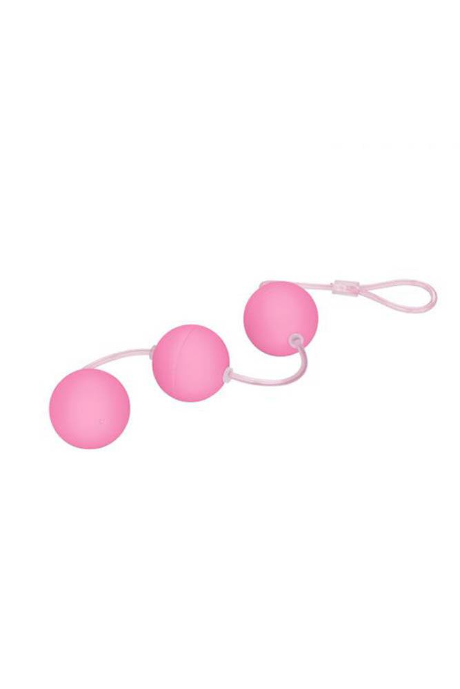 Cal Exotics - First Time - Triple Love Kegel Balls - Pink Sex Toy - Tophatter Daily Deals