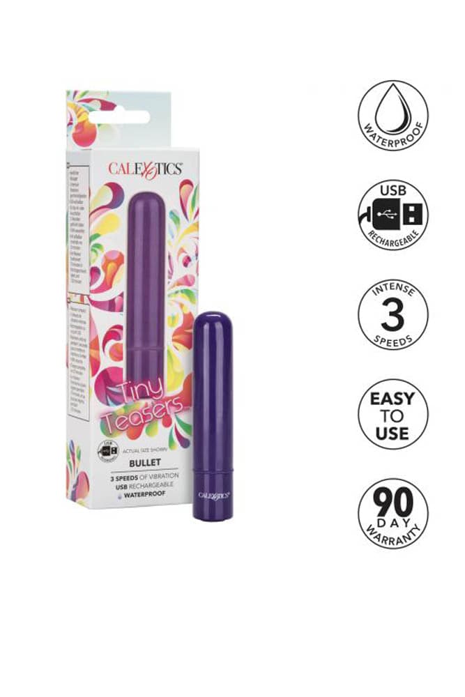 Cal Exotics - Tiny Teasers - Bullet Vibrator - Purple Sex Toy - Tophatter Daily Deals
