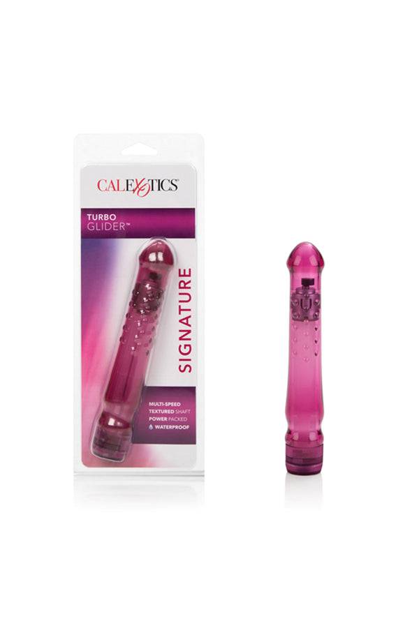 Cal Exotics - Turbo Glider Classic Vibrator - Raspberry Crush Sex Toy - Tophatter Daily Deals