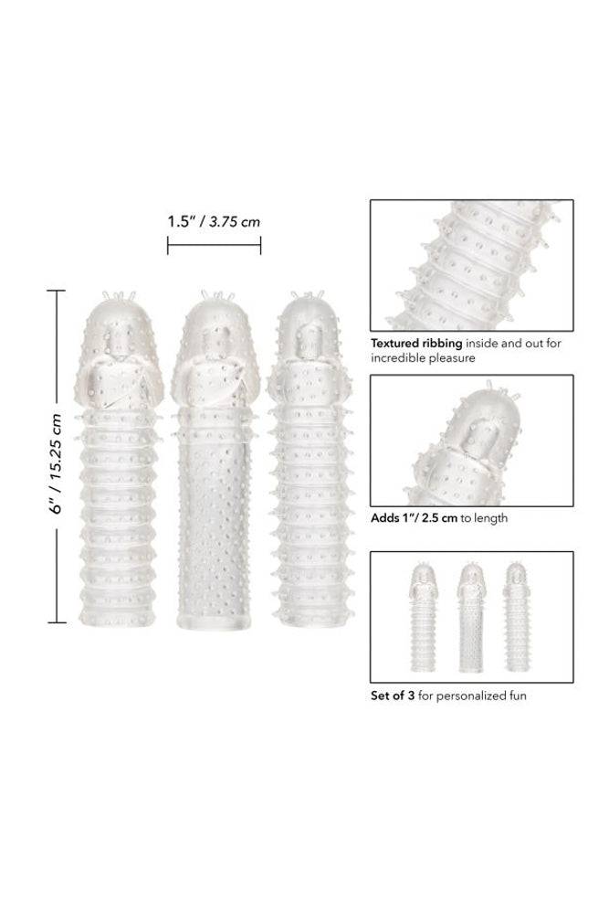Cal Exotics - 3-Piece Extension Kit - Clear Sex Toy - Tophatter Daily Deals