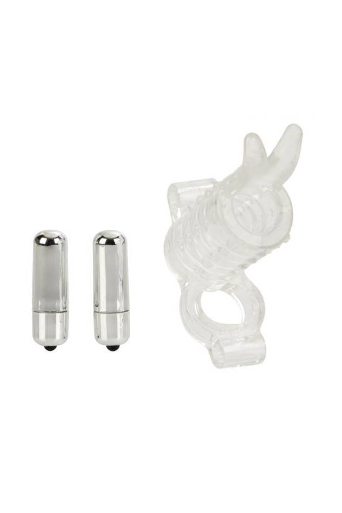 Cal Exotics - Couples Enhancer - Endless Desires Vibrating Cock Ring - Clear Sex Toy - Tophatter Daily Deals
