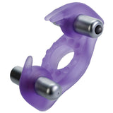 Rockin Rabbit Wireless Vibrating Cock Ring – Soft Stretchy Enhancer with Removable 3-Speed Bullets > Cock Ring > Vibrating - Tophatter Daily Deals