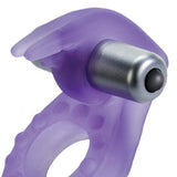 Rockin Rabbit Wireless Vibrating Cock Ring – Soft Stretchy Enhancer with Removable 3-Speed Bullets > Cock Ring > Vibrating - Tophatter Daily Deals