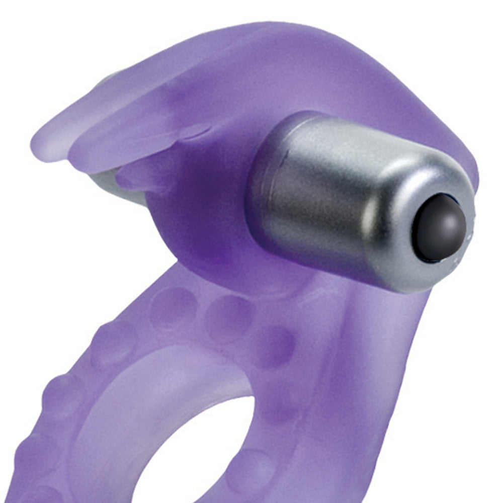 Rockin Rabbit Wireless Vibrating Cock Ring – Soft Stretchy Enhancer with Removable 3-Speed Bullets > Cock Ring > Vibrating - Tophatter Daily Deals