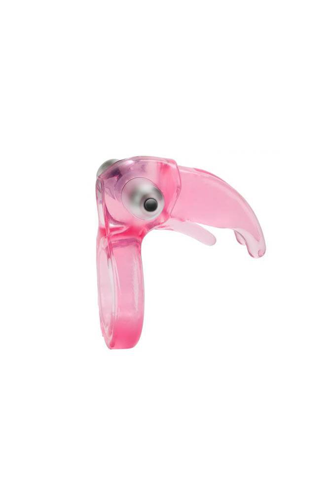 Cal Exotics - Couples Enhancer - Triple Clit Flicker Cock Ring - Pink Sex Toy - Tophatter Daily Deals