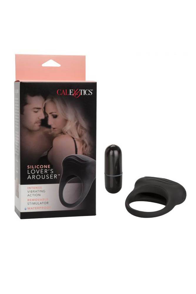 Cal Exotics - Couples Enhancer - Lover's Arouser Cock Ring - Black Sex Toy - Tophatter Daily Deals