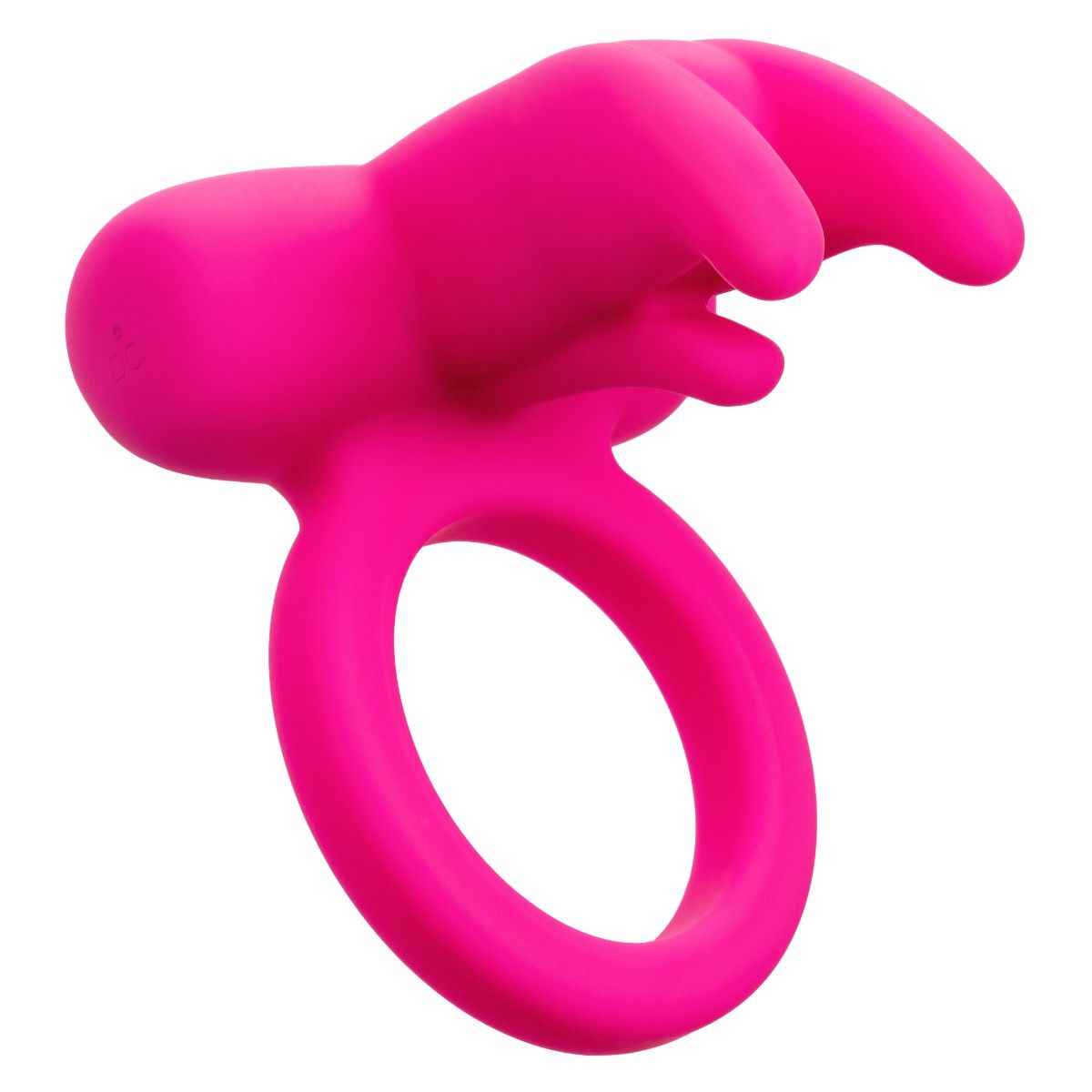 Triple Clit Flicker Vibrating Penis Ring in Pink Vibrating Cock Ring - Tophatter Daily Deals