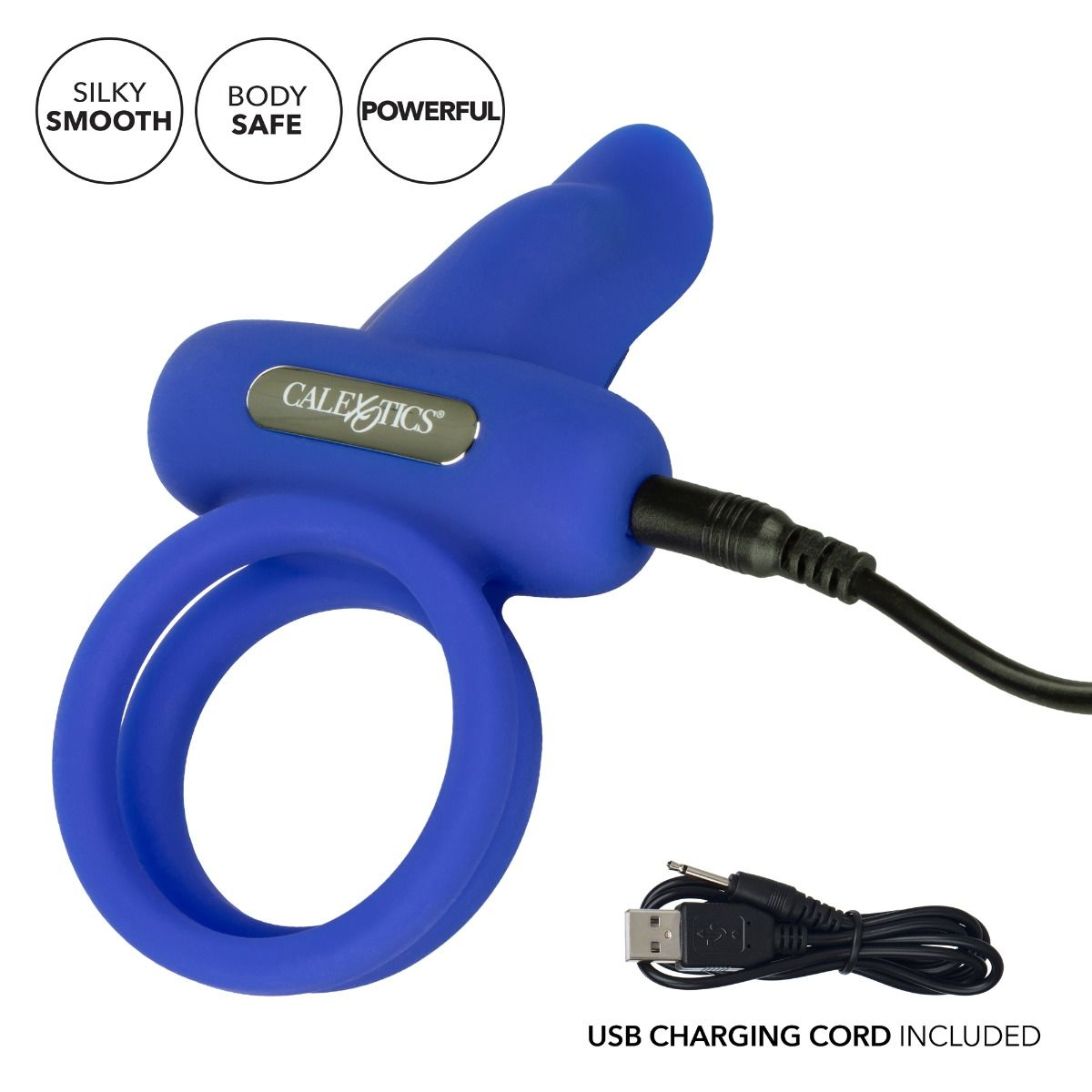 Dual Pleaser Enhancer Vibrating Cock Ring in Purple Vibrating Cock Ring - Tophatter Daily Deals
