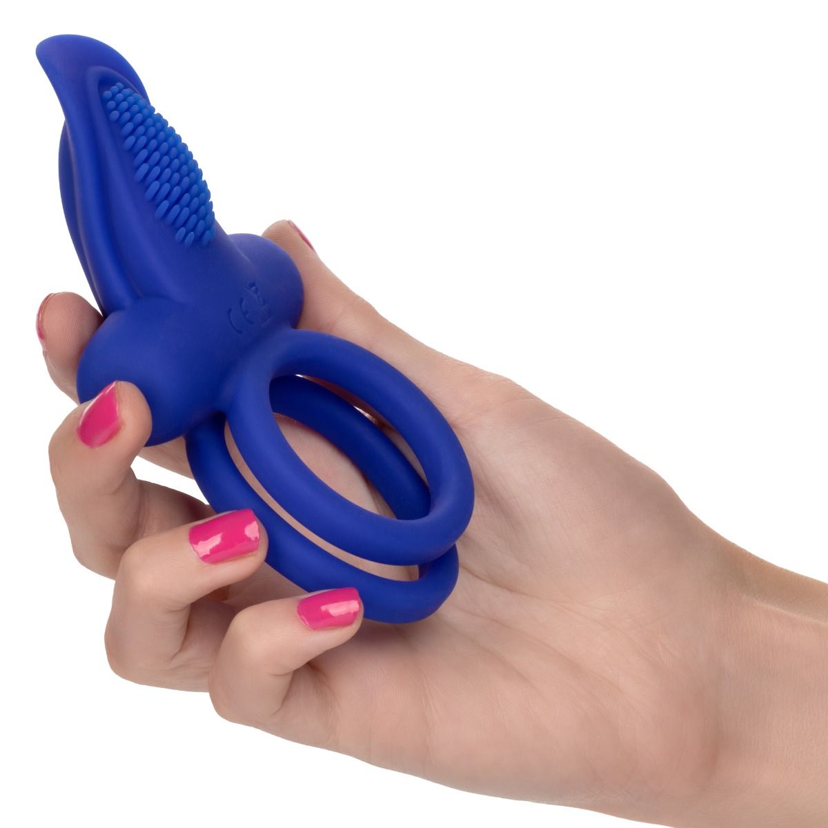 Dual Pleaser Enhancer Vibrating Cock Ring in Purple Vibrating Cock Ring - Tophatter Daily Deals