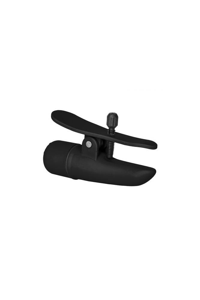 Cal Exotics - Nipple Play - Nipplettes Vibrating Nipple Clamps - Black BDSM - Tophatter Daily Deals