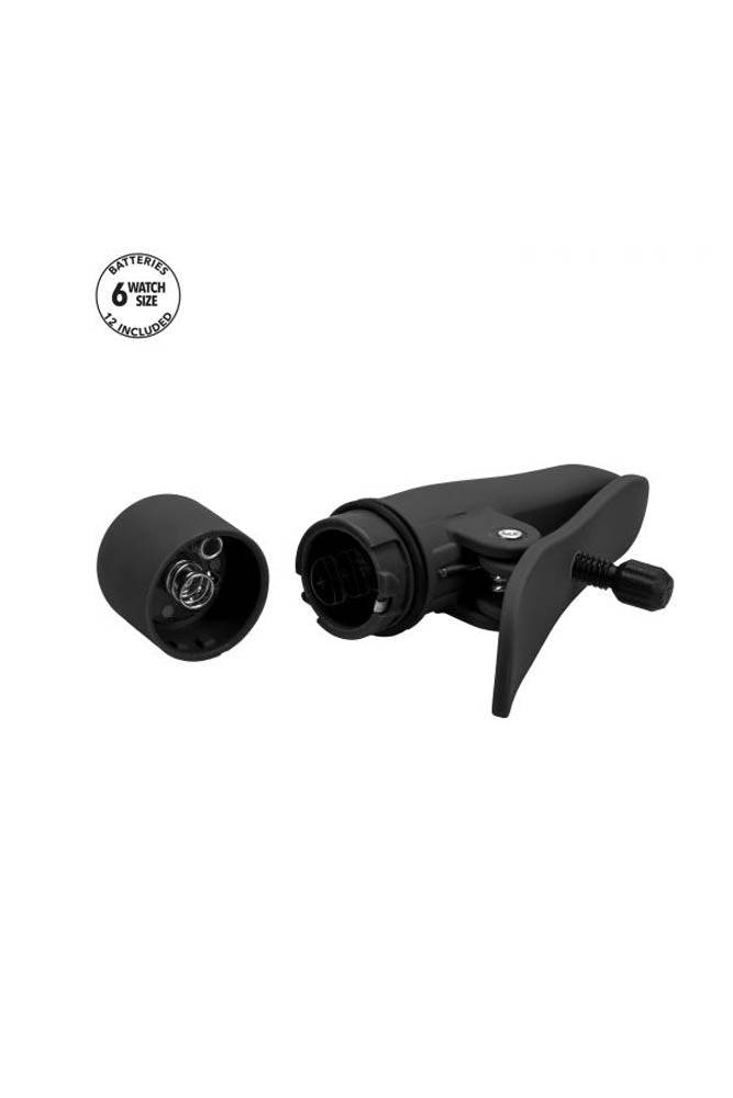 Cal Exotics - Nipple Play - Nipplettes Vibrating Nipple Clamps - Black BDSM - Tophatter Daily Deals