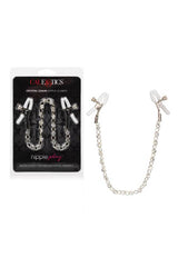 Cal Exotics - Nipple Play - Crystal Chain Nipple Clamps BDSM - Tophatter Daily Deals
