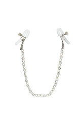 Cal Exotics - Nipple Play - Crystal Chain Nipple Clamps BDSM - Tophatter Daily Deals