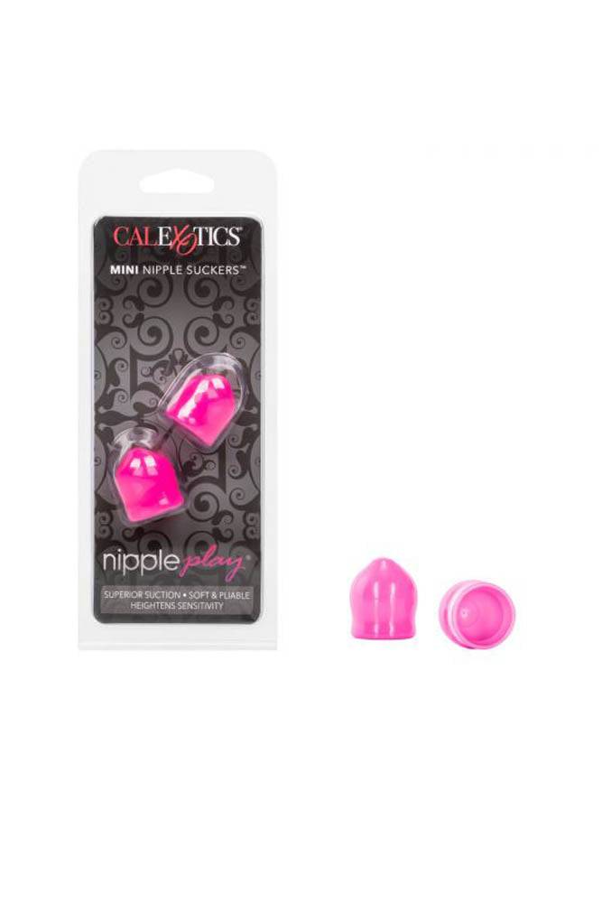 Cal Exotics - Nipple Play - Mini Nipple Suckers - Pink BDSM - Tophatter Daily Deals