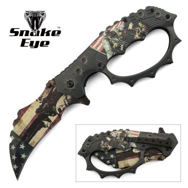 Snake Eye - Spring Assisted Knife - Tophatter Daily Deals