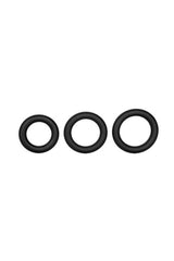 Cal Exotics - Dr. Joel Kaplan - Silicone Support Cock Rings - Black Sex Toy - Tophatter Daily Deals