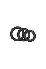 Cal Exotics - Dr. Joel Kaplan - Silicone Support Cock Rings - Black Sex Toy - Tophatter Daily Deals