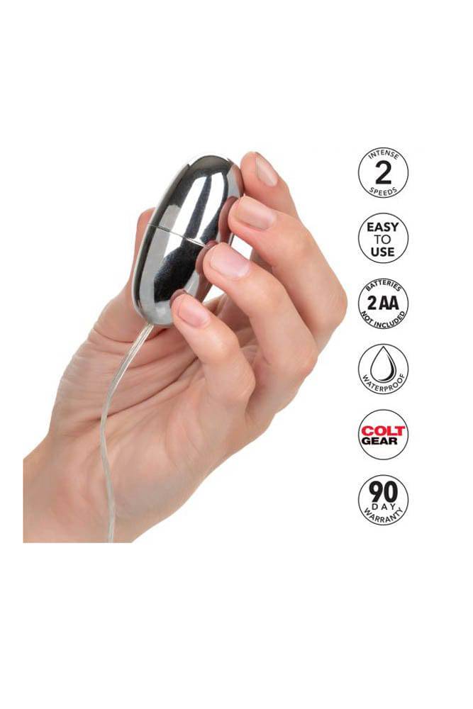 Cal Exotics - Colt - Xtreme Turbo Bullet Vibrator - Silver Sex Toy - Tophatter Daily Deals