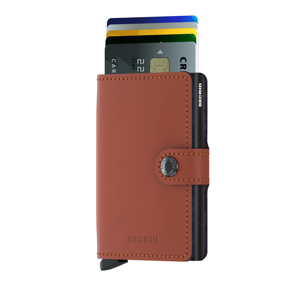 Secrid Miniwallet Matte Brick-Black wallet - Tophatter Daily Deals