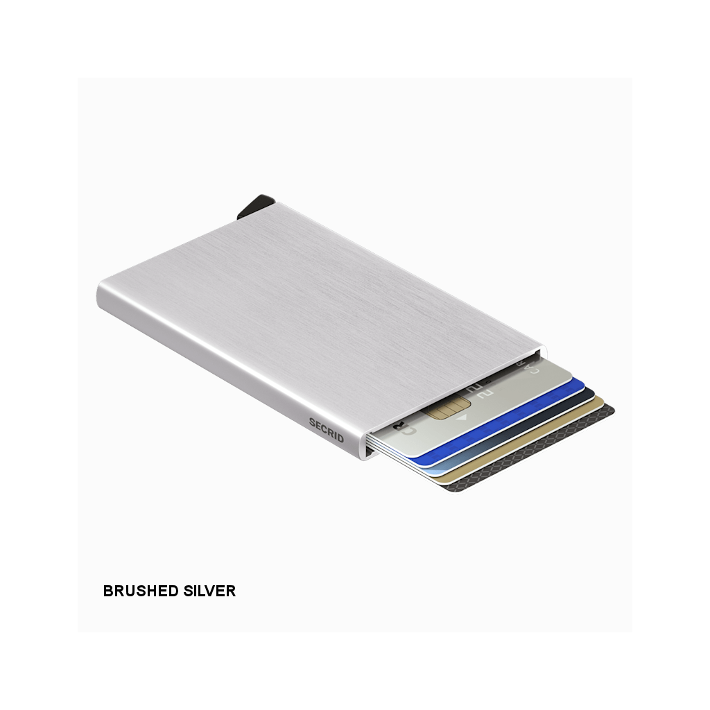 Secrid Card Protector Brushed Silver Wallet - Tophatter Daily Deals