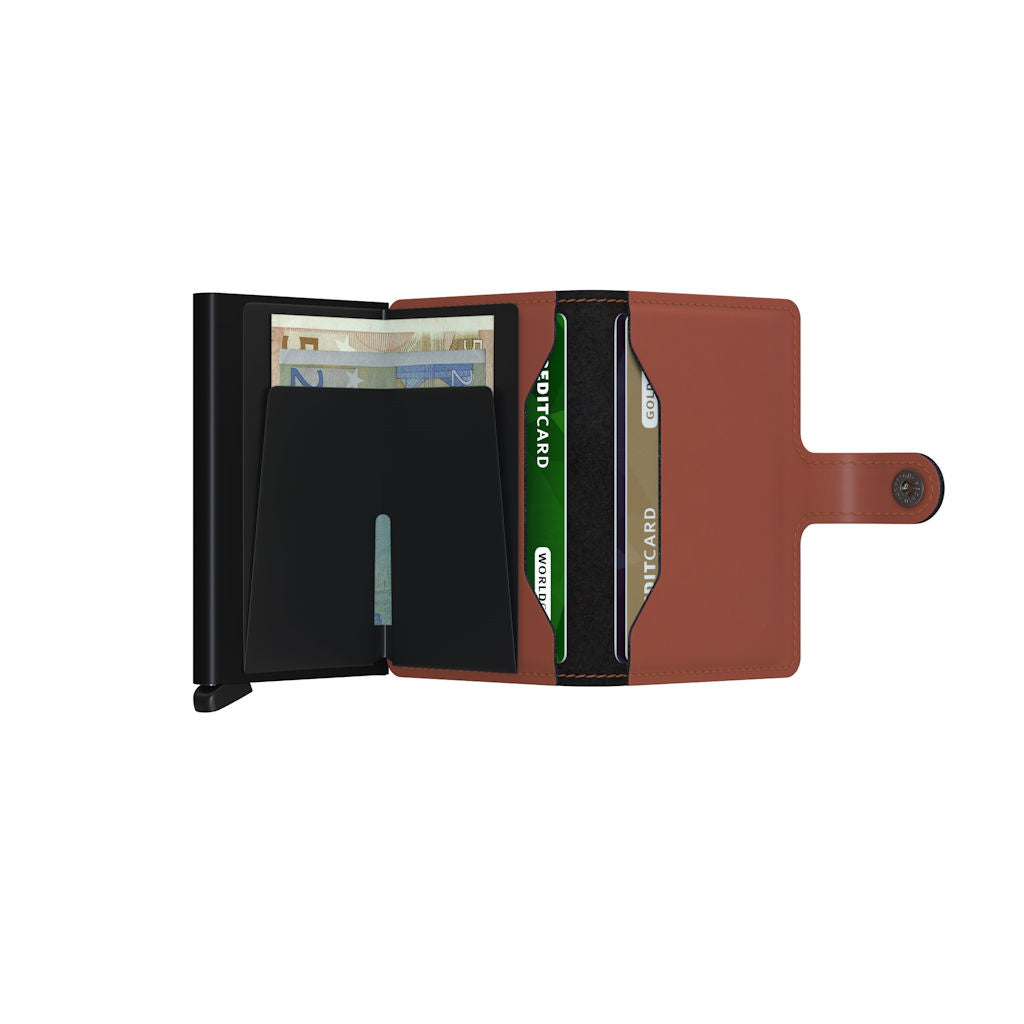 Secrid Miniwallet Matte Brick-Black wallet - Tophatter Daily Deals