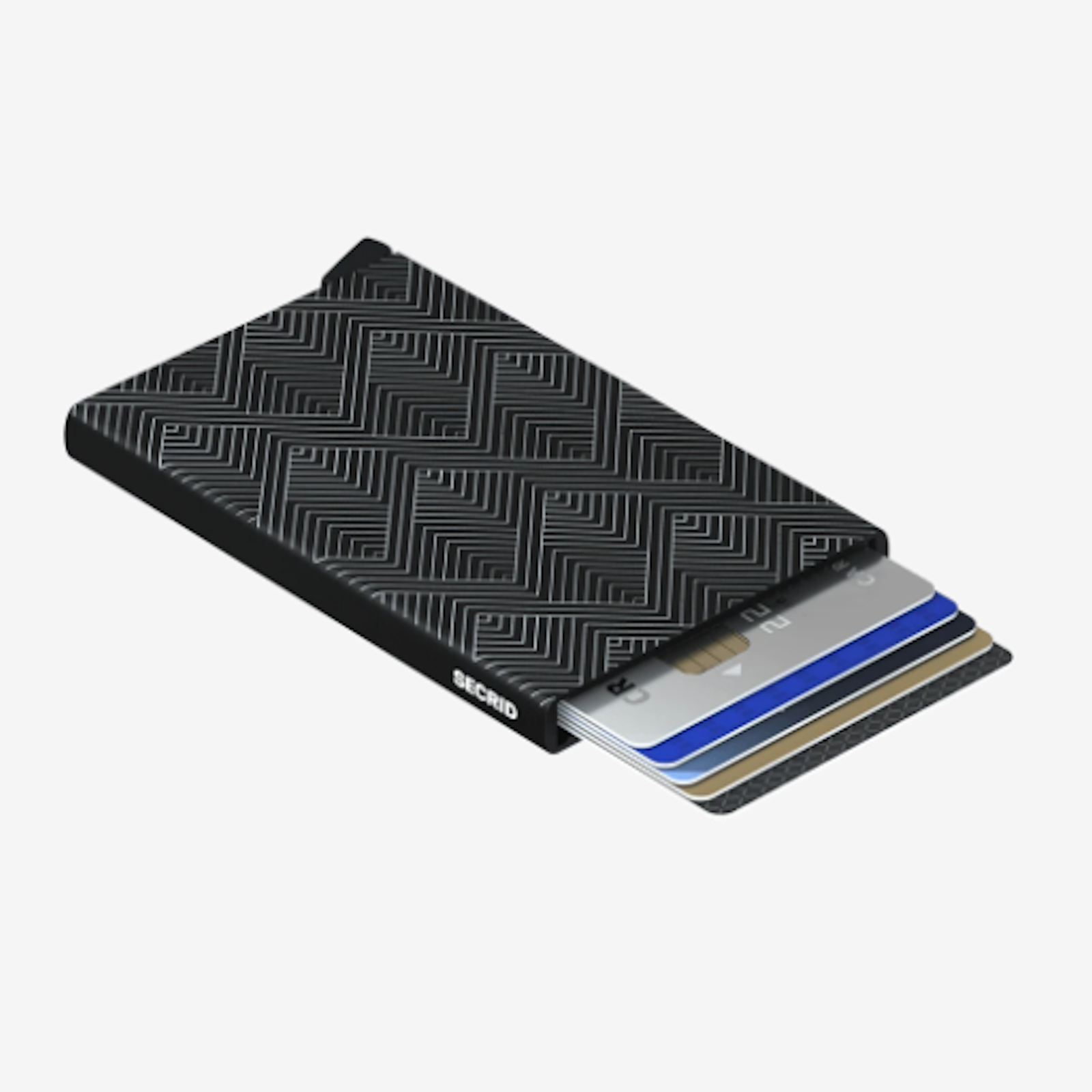 Secrid Card Protector Laser Structure Black Wallet - Tophatter Daily Deals