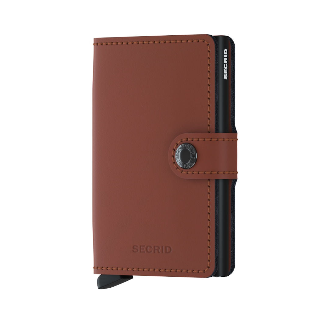 Secrid Miniwallet Matte Brick-Black wallet - Tophatter Daily Deals