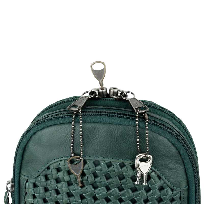 Bristol Leather Concealed Carry Sling Crossbody Backpack Purse Handgun Purses - Tophatter Daily Deals