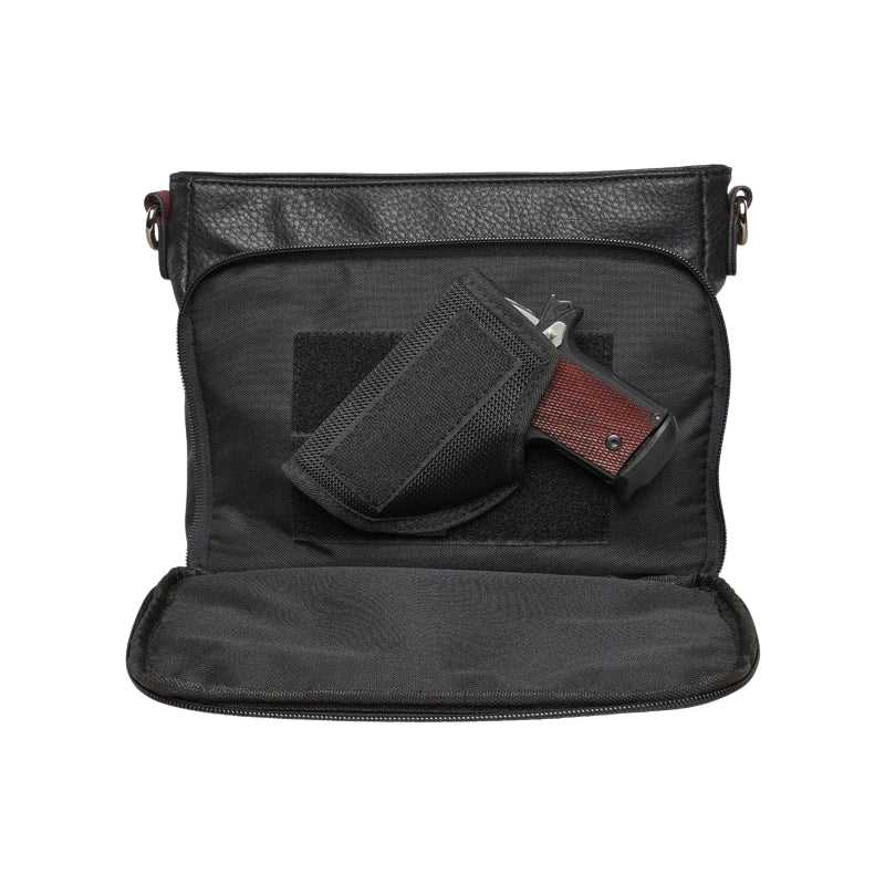 Skylar Braided Conceal Carry Crossbody Handbag Handgun Purses - Tophatter Daily Deals