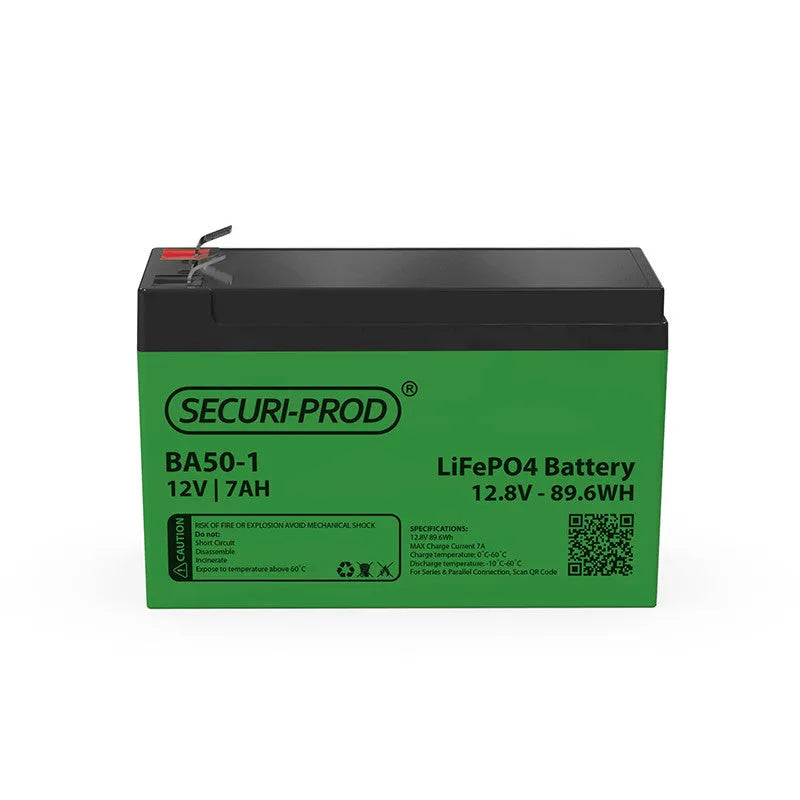 SECURI-PROD 12.80V 7AH LITHIUM LIFEPO4 BATTERY - Tophatter's Army Deals AUTOMATION - Tophatter Daily Deals