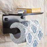 Self-adhesive Toilet Paper Holder With Shelf Bath - Tophatter Daily Deals