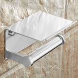 Self-adhesive Toilet Paper Holder With Shelf Silver Bath - Tophatter Daily Deals