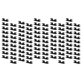 Self-Adhesive Wire Organizer Line Cable Plastic Clips Black 100-Pieces School, Office & Art Supplies - Tophatter Daily Deals