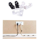 Self-Adhesive Wire Organizer Line Cable Plastic Clips School, Office & Art Supplies - Tophatter Daily Deals