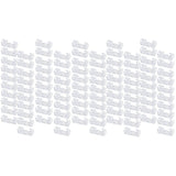 Self-Adhesive Wire Organizer Line Cable Plastic Clips Clear 100-Pieces School, Office & Art Supplies - Tophatter Daily Deals