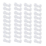 Self-Adhesive Wire Organizer Line Cable Plastic Clips Clear 40-Pieces School, Office & Art Supplies - Tophatter Daily Deals