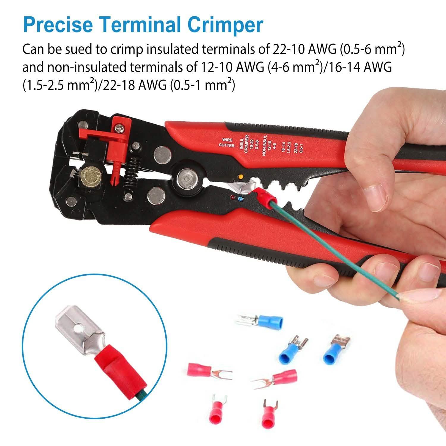 Self-Adjusting Multifunctional Wire Stripper Home Improvement - Tophatter Daily Deals