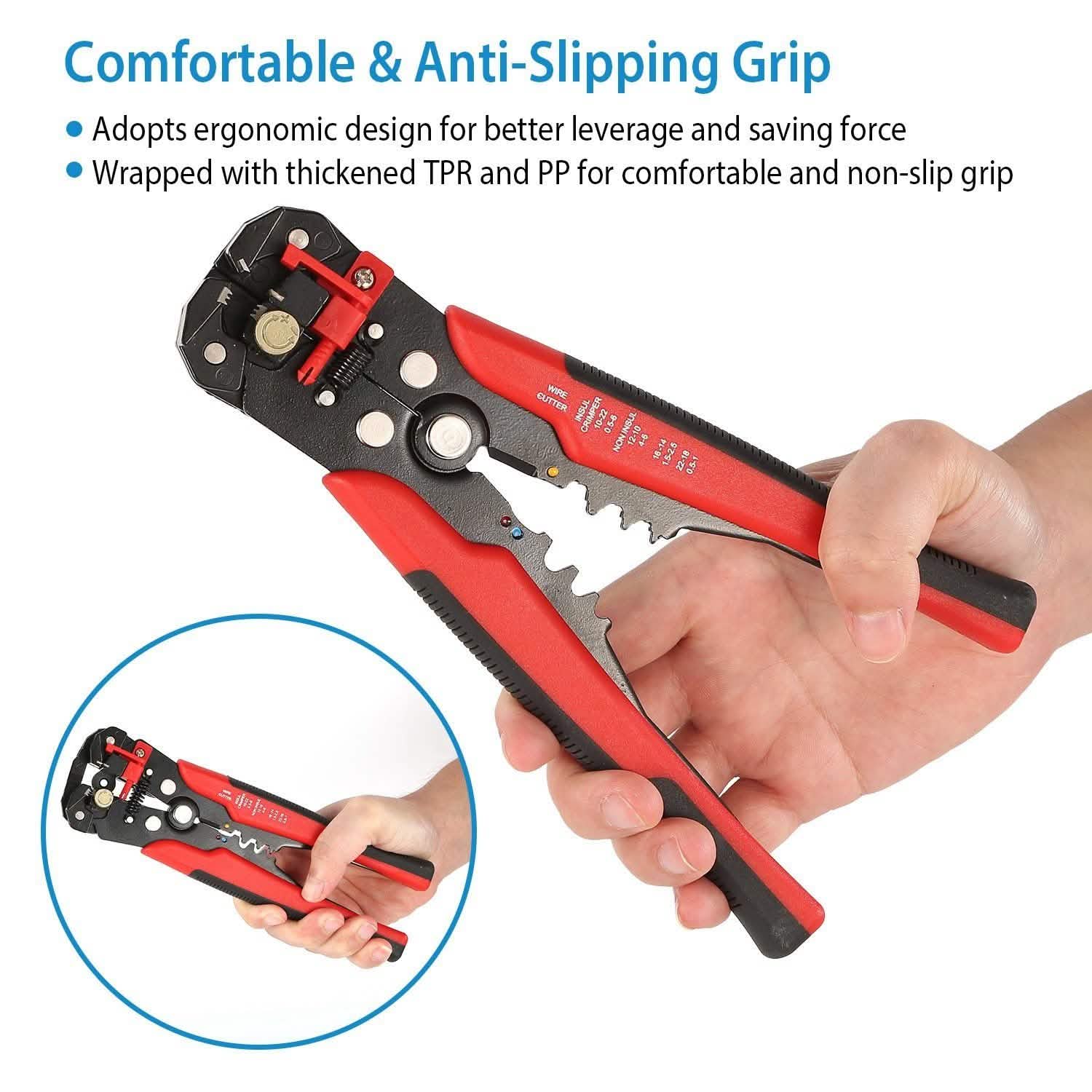 Self-Adjusting Multifunctional Wire Stripper Home Improvement - Tophatter Daily Deals
