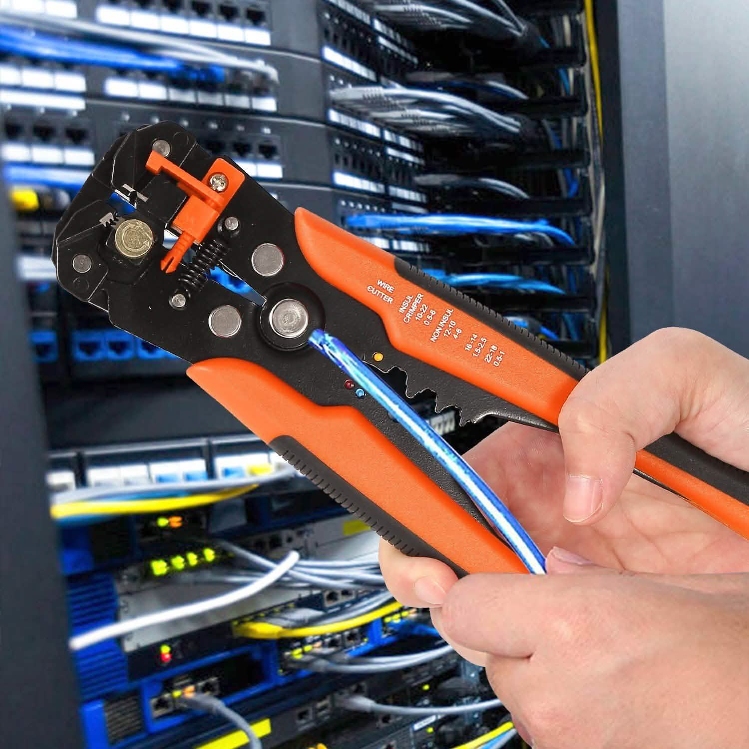 Self-Adjusting Multifunctional Wire Stripper Home Improvement - Tophatter Daily Deals