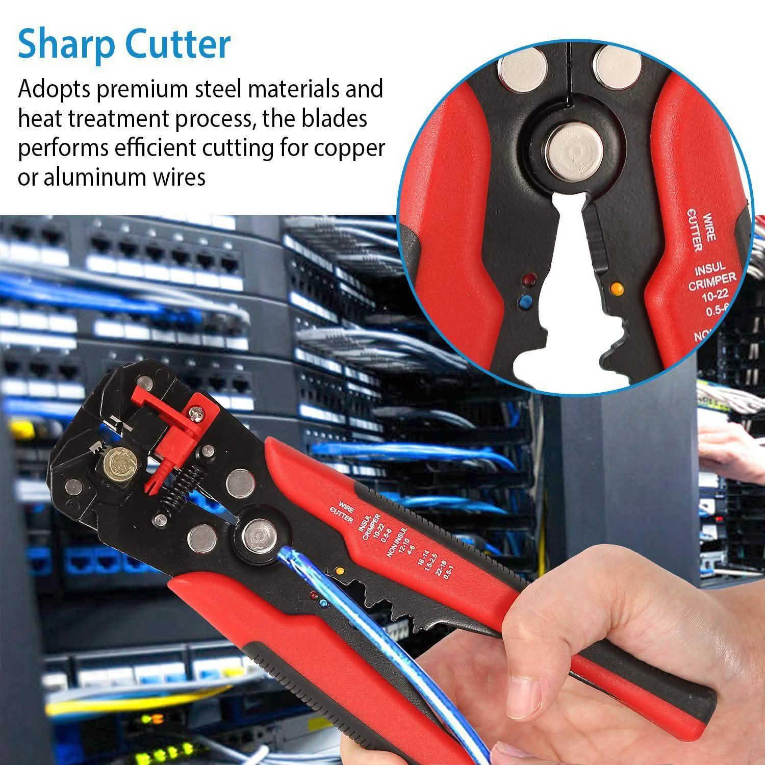 Self-Adjusting Multifunctional Wire Stripper Home Improvement - Tophatter Daily Deals