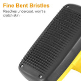 Self Cleaning Slicker Brush Pets Pet Supplies - Tophatter Daily Deals