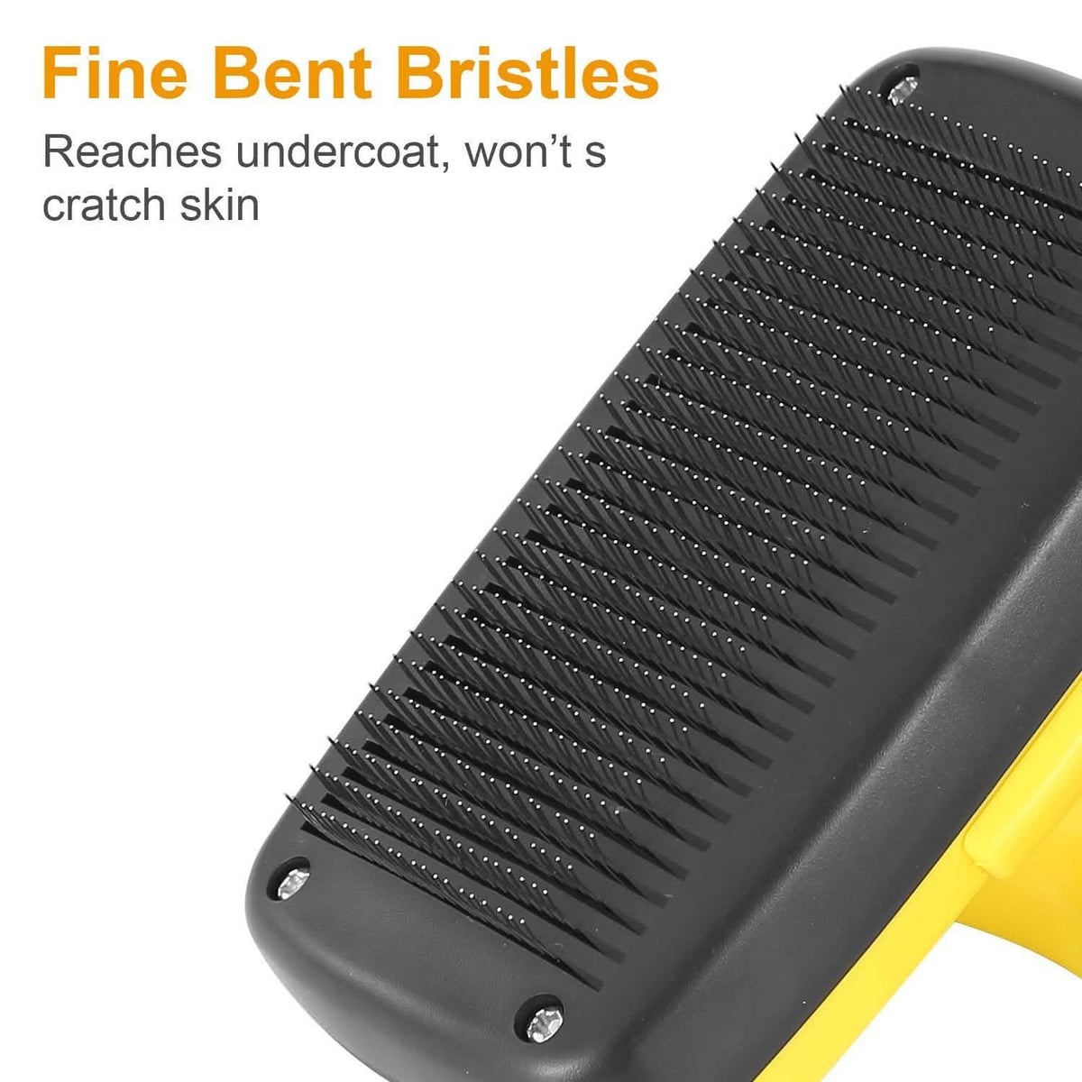 Self Cleaning Slicker Brush Pets Pet Supplies - Tophatter Daily Deals