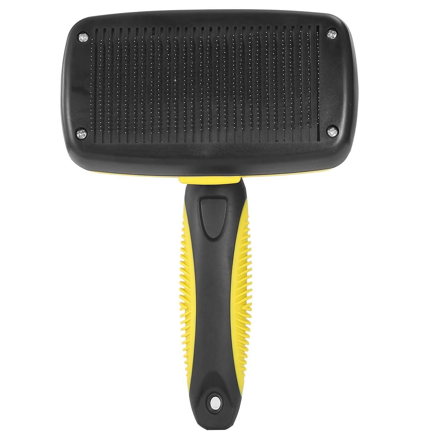 Self Cleaning Slicker Brush Pets Pet Supplies - Tophatter Daily Deals