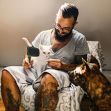 Self Cleaning Slicker Brush Pets Pet Supplies - Tophatter Daily Deals