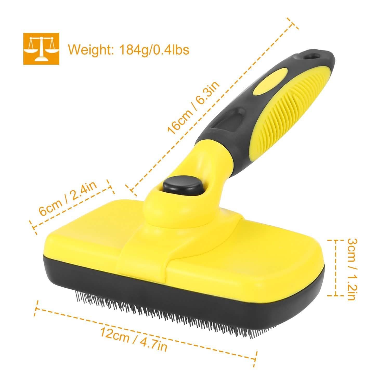 Self Cleaning Slicker Brush Pets Pet Supplies - Tophatter Daily Deals
