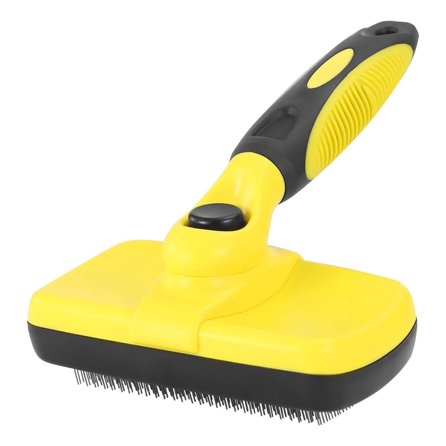 Self Cleaning Slicker Brush Pets Pet Supplies - Tophatter Daily Deals