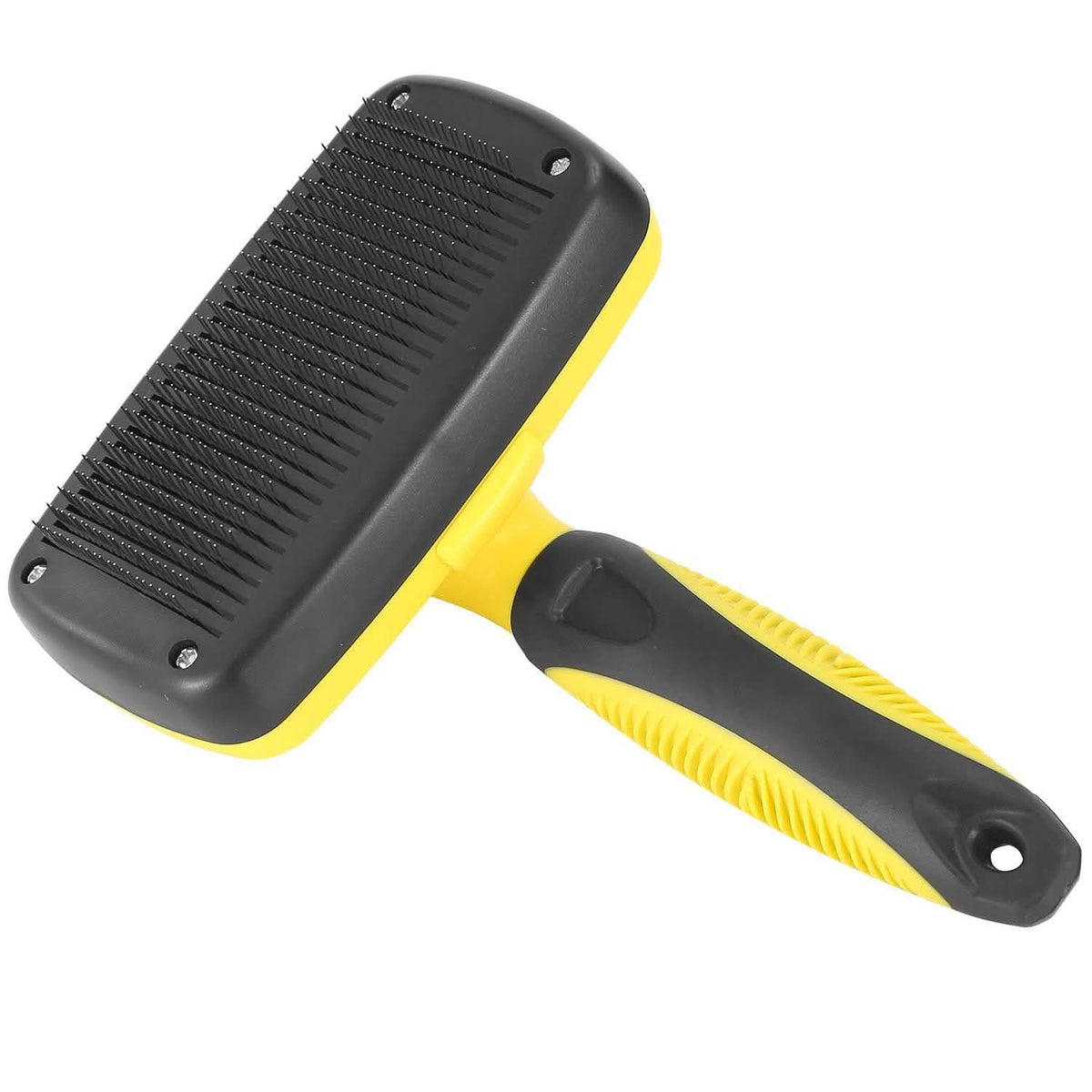 Self Cleaning Slicker Brush Pets Pet Supplies - Tophatter Daily Deals